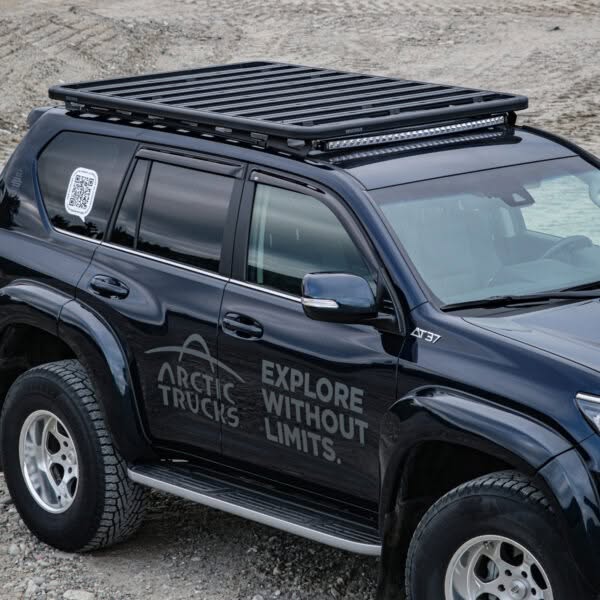 Komplett Yakima takgrind med Ruggedline til Toyota Land Cruiser